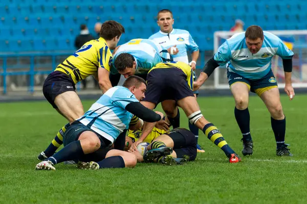 Odessa Ukraine Mai 2017 Cupa Campionilor Europeni Rugby Ukraine Albastru — Fotografie, imagine de stoc