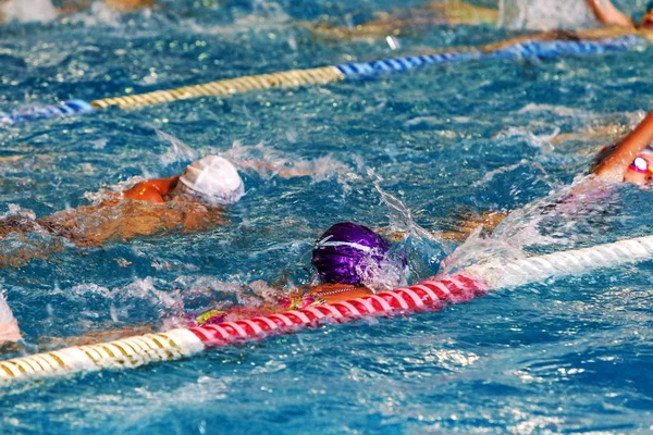 Odessa Ukraine September 2016 Sportliches Schwimmen Pool Während Der Ukrainischen — Stockfoto