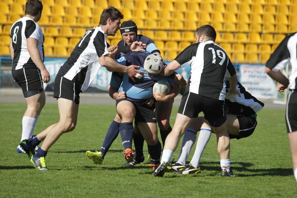 Odessa Ukraine Avril 2018 Match International Championnat Europe Rugby Politechnik — Photo