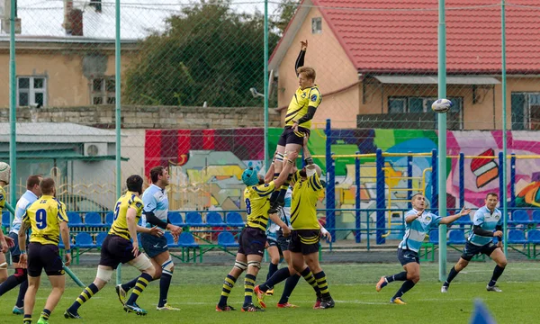 Odessa Ucrania Mayo 2017 Copa Europa Rugby Ucrania Azul Suecia —  Fotos de Stock