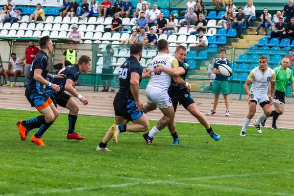 Krasnodar Rusia Mayo 2018 Campeonato Ruso Rugby Entre Hombres Kuban —  Fotos de Stock