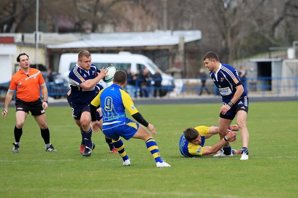 Odessa Ukraine April 2013 International European Cup Rugby Team Moldova — Stock Photo, Image