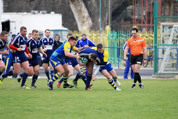 Odessa Ucrania Abril 2013 Copa Europa Internacional Rugby Equipo Moldavia — Foto de Stock
