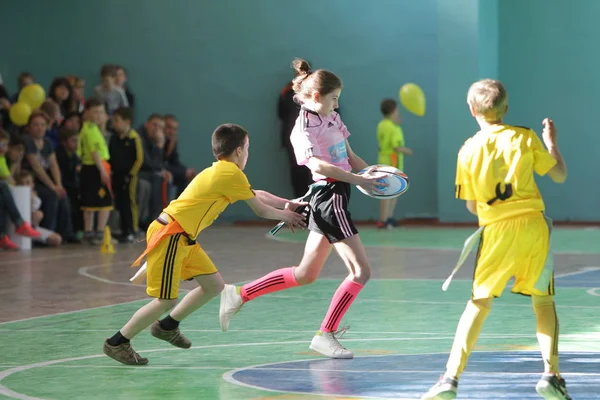 Квітня 2017 Одеса Регбіліг Одеси Матчу Спеціальної Спортивної Школи — стокове фото