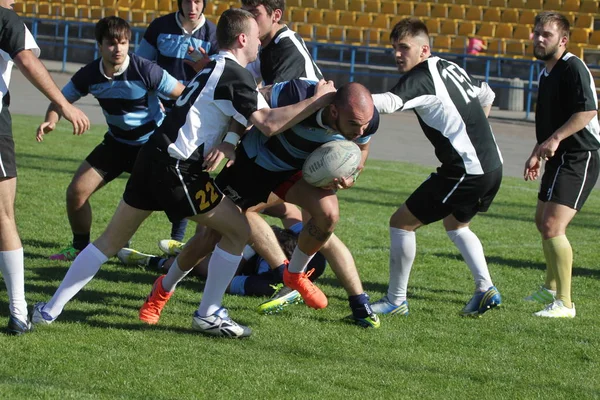 Odessa Ucrania Abril 2018 International Match European Rugby Championship Politechnik —  Fotos de Stock