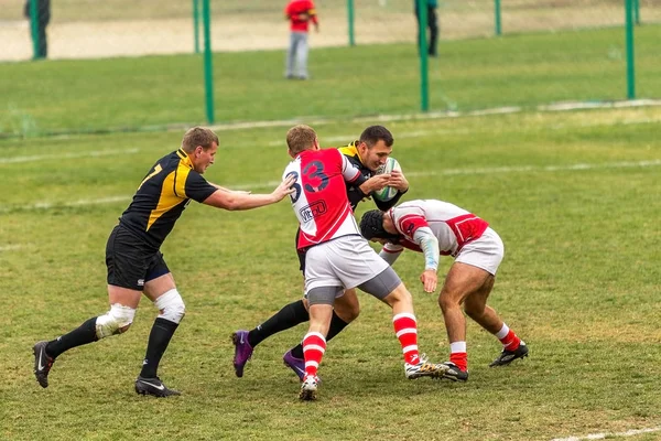 Odessa Ucrânia Novembro 2015 Campeonato Ucraniano Rugby Credo Odessa Olympic — Fotografia de Stock