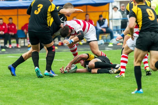 Odessa Ucraina Ottobre 2017 Squadra Nazionale Del Campionato Rugby Odessa — Foto Stock