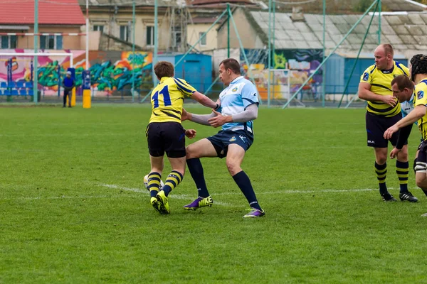 Odessa Ucrania Mayo 2017 Copa Europa Rugby Ucrania Azul Suecia — Foto de Stock