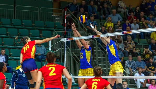 Odessa Ukraine September 2016 European Championship Women Volleyball Playing National — Stock Photo, Image