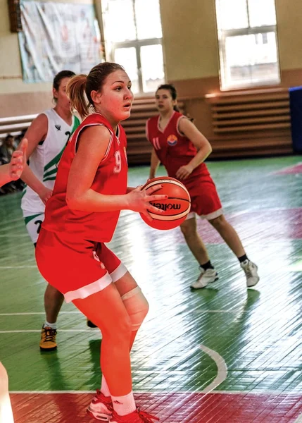 Οδησσός Ουκρανία Μαρτίου 2016 Μπάσκετ Γυναικών Τεταμένη Ντέρμπι Παιχνίδι Kamanda — Φωτογραφία Αρχείου
