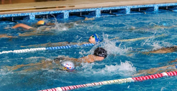 Odessa Ukraina September 2016 Sporting Finns Swimmingpool Ukrainska Mästerskapen Triathlon — Stockfoto