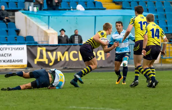 Odessa Ukraine Mai 2017 European Rugby Champions Cup Ukraine Bleu — Photo