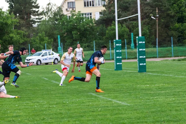 Krasnodar Rusko Květen 2018 Ruské Rugby Championship Mezi Muži Kubáň — Stock fotografie