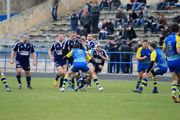 Odessa Ukraina April 2013 Internationella Europacupen Rugby Team Moldavien Och — Stockfoto