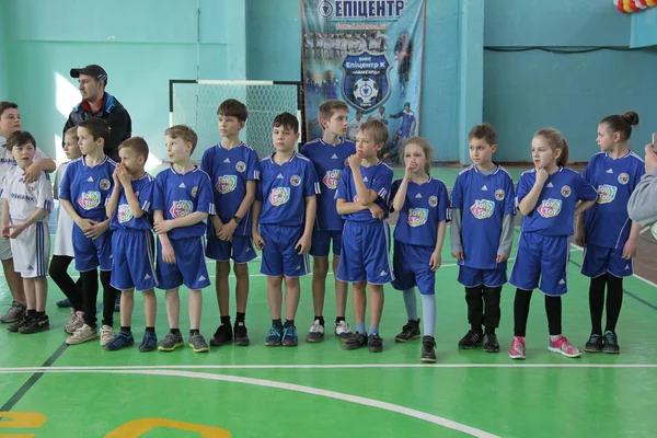 Odessa, Ukrayna - 29 Nisan 2017: rugby ligi odessa maçın özel spor okulu