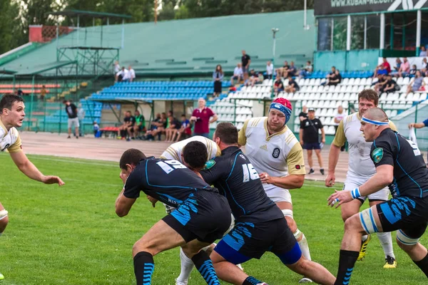 Krasnodar Rusko Květen 2018 Ruské Rugby Championship Mezi Muži Kubáň — Stock fotografie