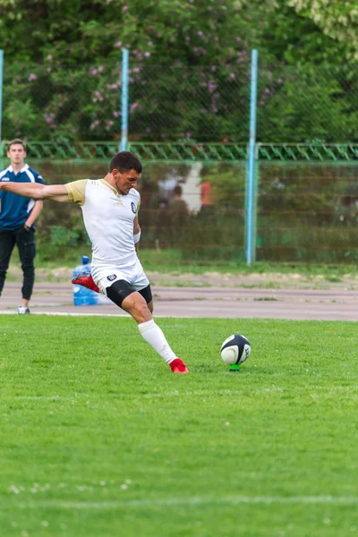 Krasnodar Russia May 2018 Russian Rugby Championship Men Kuban Krasnodar — Stock Photo, Image