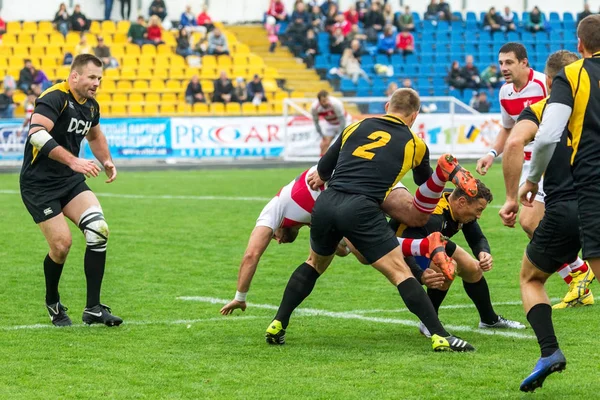 Oděsa Ukrajina Okt 2017 Rugby Championship Národní Tým Oděsa Charkově — Stock fotografie