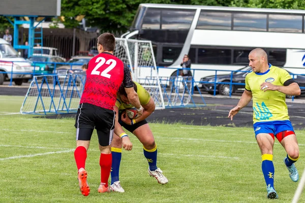 Odessa Ucrania Mayo 2016 Semifinal Copa Europa Rugby Tenso Juego — Foto de Stock