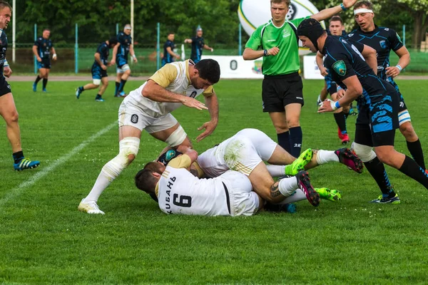 Krasnodar Rusia Mayo 2018 Campeonato Ruso Rugby Entre Hombres Kuban — Foto de Stock