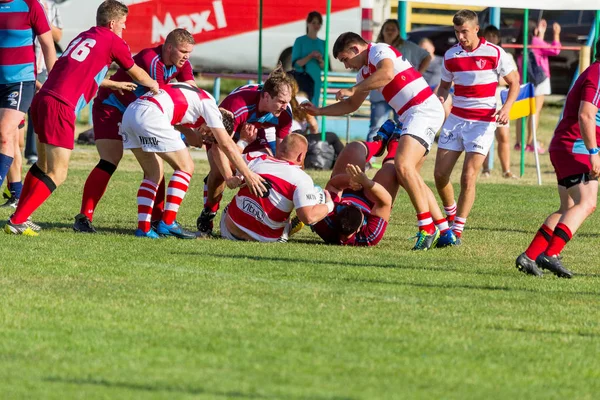 Odessa Ukrayna Eylül 2017 Uluslararası Rugby Turnuva Ekipleri Chisinau Moldova — Stok fotoğraf