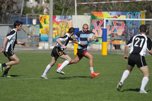 Odessa Ucraina Aprilie 2018 Meciul Internațional Campionatul European Rugby Politechnik — Fotografie, imagine de stoc