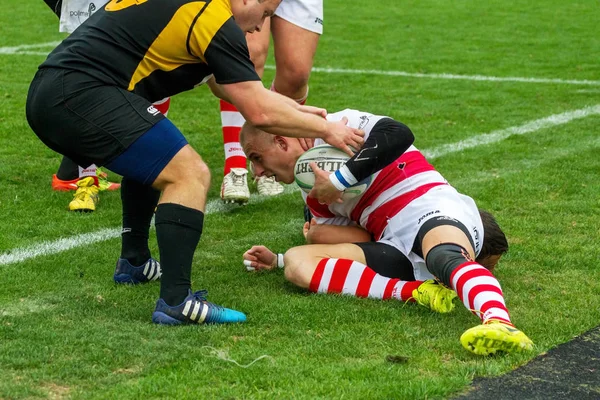 Oděsa Ukrajina Okt 2017 Rugby Championship Národní Tým Oděsa Charkově — Stock fotografie