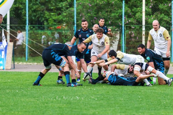 Krasnodar Rússia Maio 2018 Campeonato Russo Rugby Entre Homens Kuban — Fotografia de Stock