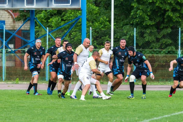 Krasnodar Russia May 2018 Russian Rugby Championship Men Kuban Krasnodar — Stock Photo, Image