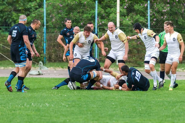 Κρασνοντάρ Ρωσία Μπορεί 2018 Ρωσικό Πρωτάθλημα Ράγκμπι Μεταξύ Των Ανδρών — Φωτογραφία Αρχείου