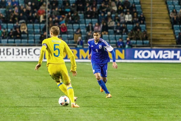 Odessa Ukraine Mars 2016 Match Amical Entre Équipe Nationale Football — Photo