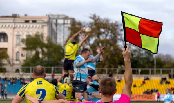 Odessa Ukraine Mai 2017 European Rugby Champions Cup Ukraine Bleu — Photo