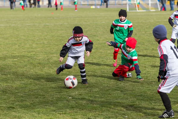 Odessa Ucraina Aprile 2018 Formazione Gioco Sportivo Bambini Piccoli Gioco — Foto Stock