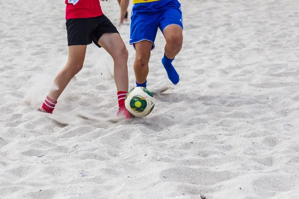 Odessa Ucrania Agosto 2015 Campeonato Ucrania Fútbol Playa Entre Las —  Fotos de Stock