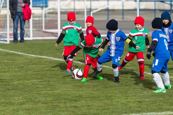 Odessa Ucrania Abril 2018 Entrenamiento Juegos Deportivos Para Niños Pequeños —  Fotos de Stock