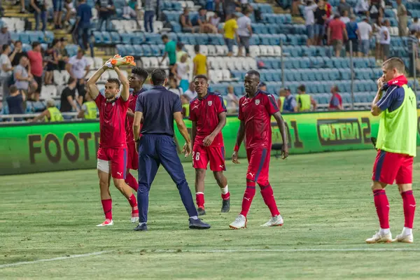 Οδησσός Ουκρανία Αυγούστου 2018 Uefa Europa League 2018 Μαριούπολη Ουκρανία — Φωτογραφία Αρχείου