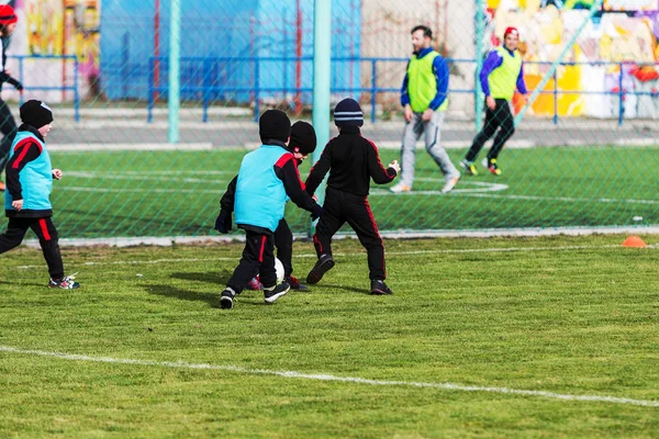 Odessa Ucrania Abril 2018 Entrenamiento Juegos Deportivos Para Niños Pequeños — Foto de Stock