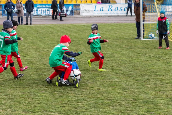 Odessa Ucrania Abril 2018 Entrenamiento Juegos Deportivos Para Niños Pequeños —  Fotos de Stock
