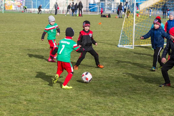 Odessa Ucrania Abril 2018 Entrenamiento Juegos Deportivos Para Niños Pequeños — Foto de Stock