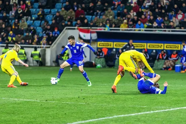 Odessa Ukraine March 2016 Friendly Game National Football Team Ukraine — Stock Photo, Image