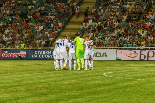 Odessa Ukraine Julho 2018 Dynamo Kyiv Equipe Futebol Cerimônia Abertura — Fotografia de Stock