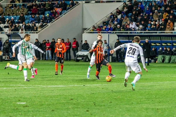 Odessa Ucrania Diciembre 2015 Karpaty Shakhtar Donetsk Partido Por Copa — Foto de Stock