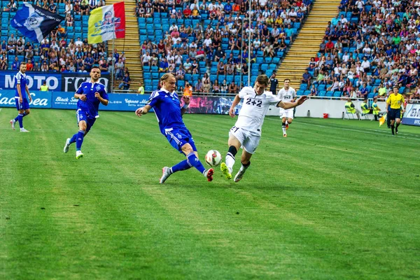 Odessa Ukraine August 2015 Fragment Football Games Major League Ukraine — Stock Photo, Image