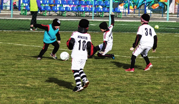 Oděsa Ukrajina Dubna 2018 Školení Sportovní Hra Pro Malé Děti — Stock fotografie