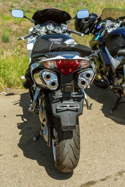 Odessa Ukraine Juni 2018 Motorradrennen Dynamische Und Realistische Rennmotorräder Auf — Stockfoto