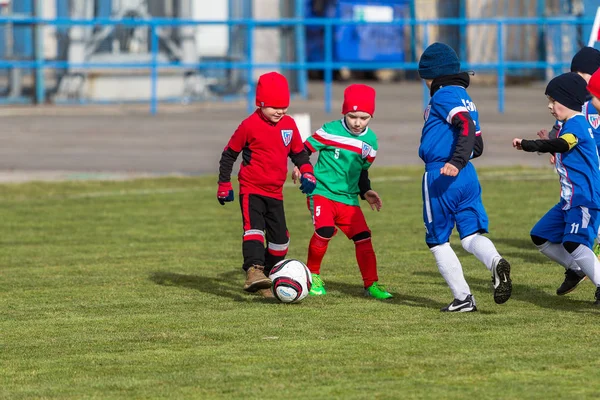 Odessa Ucrania Abril 2018 Entrenamiento Juegos Deportivos Para Niños Pequeños —  Fotos de Stock