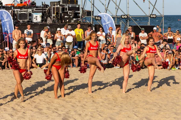 Odessa Ukraina Augusti 2017 Championship Ukraina Cheerleading Havet Festivalen Spel — Stockfoto