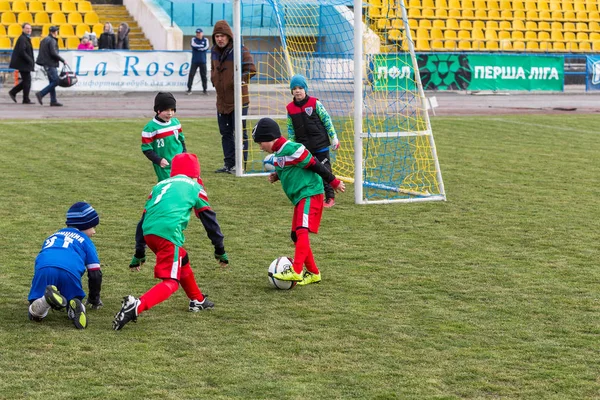 Odessa Ukraina Kwietnia 2018 Szkolenie Sportowe Gry Dla Małych Dzieci — Zdjęcie stockowe