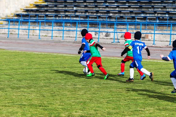 Odessa Ukraina Kwietnia 2018 Szkolenie Sportowe Gry Dla Małych Dzieci — Zdjęcie stockowe