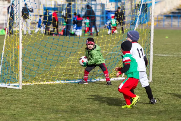 Odessa Ucraina Aprile 2018 Formazione Gioco Sportivo Bambini Piccoli Gioco — Foto Stock